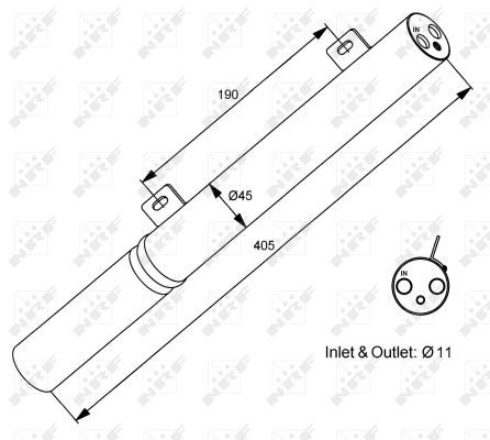 NRF 33196A Dryer, air conditioning - 5