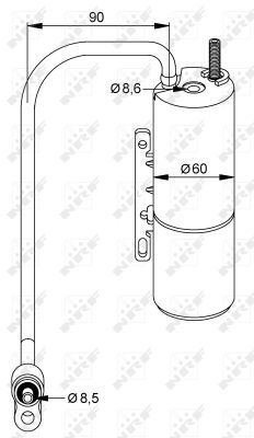 NRF 33202 Dryer, air conditioning - 5
