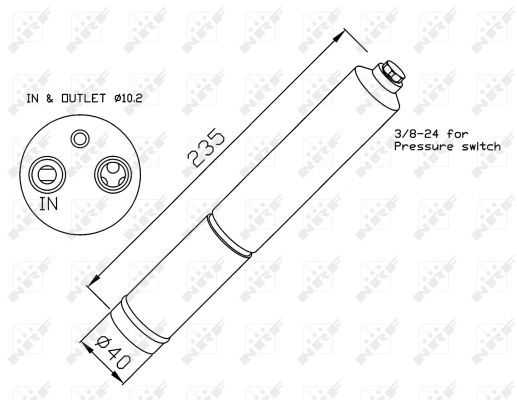NRF 33224A Dryer, air conditioning - 5