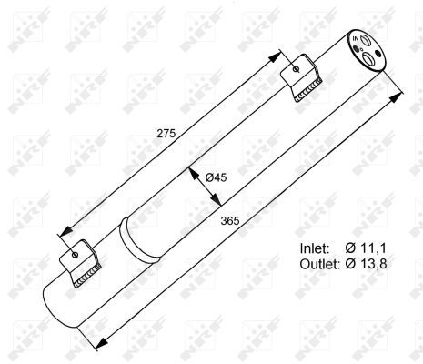 NRF 33282A Dryer, air conditioning - 5