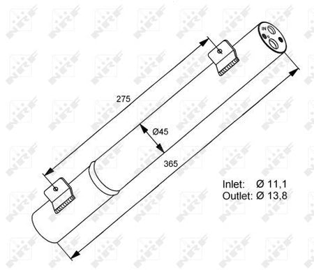 NRF 33282A Dryer, air conditioning - 5