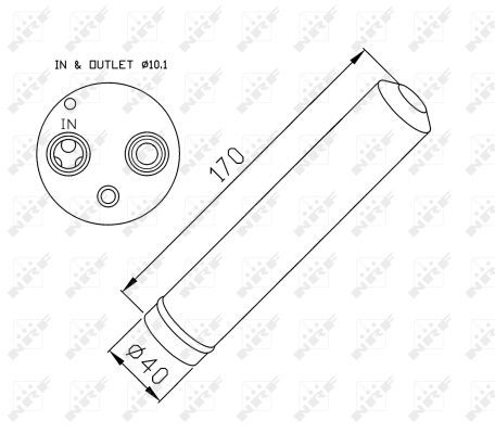 NRF 33285 Dryer, air conditioning - 5