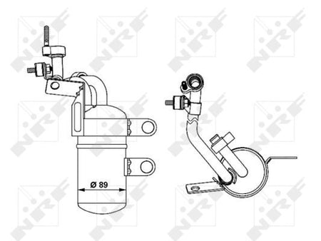 NRF 33290A Dryer, air conditioning - 5