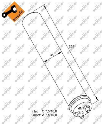 NRF 33300 Dryer, air conditioning - 6