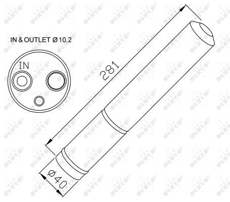 NRF 33304 Dryer, air conditioning - 6
