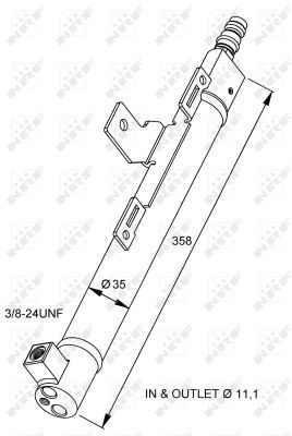 NRF 33305 Dryer, air conditioning - 5
