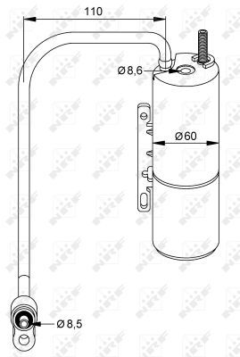 NRF 33309 Dryer, air conditioning - 6
