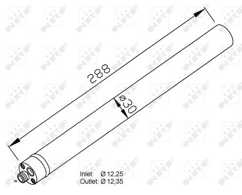 NRF 33310 Dryer, air conditioning - 5