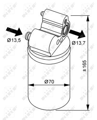 NRF 33313 Dryer, air conditioning - 5
