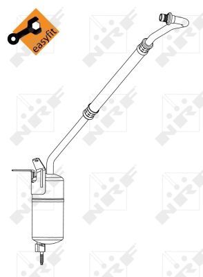 NRF 33354A Dryer, air conditioning - 6