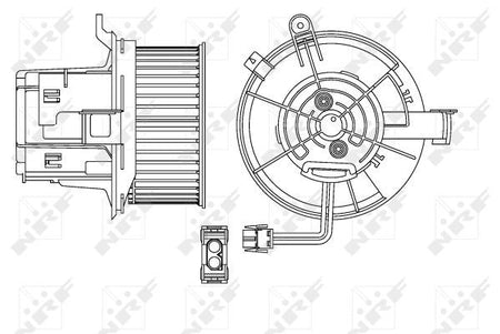 NRF 34154A Interior Blower - 5