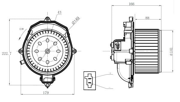NRF 34269A Interior Blower - 6
