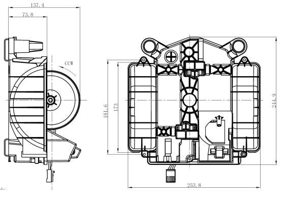NRF 34281A Interior Blower - 5