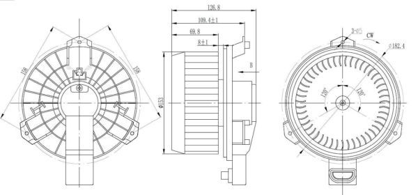NRF 34523 Interior Blower - 6