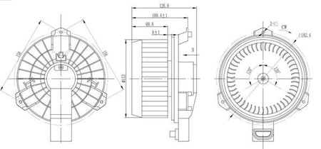 NRF 34523 Interior Blower - 6