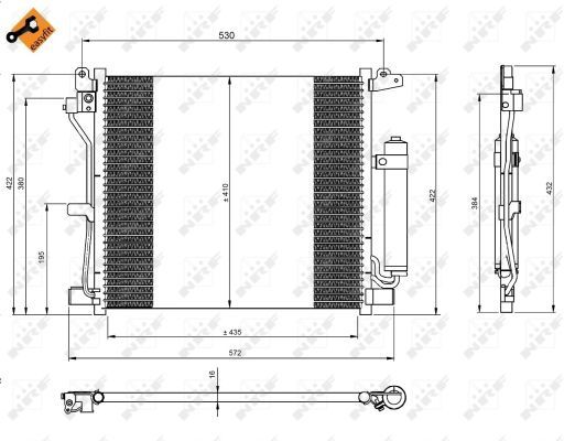 NRF 350226 Condenser, air conditioning - 6