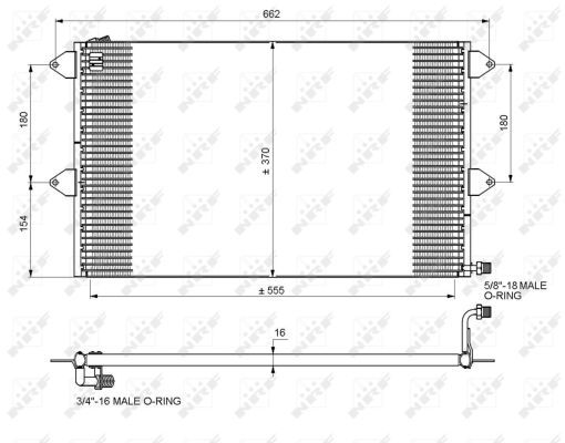 NRF 35034B Condenser, air conditioning - 5