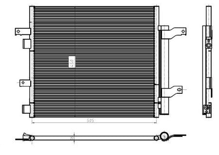 NRF 350388A Condenser, air conditioning - 5