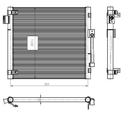 NRF 350447 Condenser, air conditioning - 5