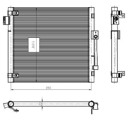 NRF 350447 Condenser, air conditioning - 5