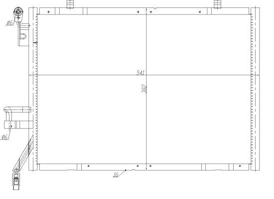 NRF 350483 Condenser, air conditioning - 2