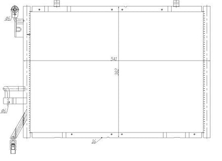 NRF 350483 Condenser, air conditioning - 2