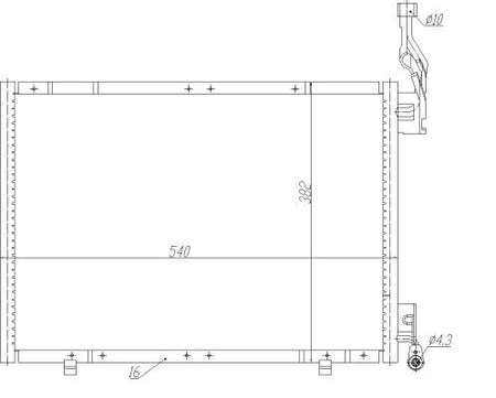 NRF 350484 Condenser, air conditioning - 5