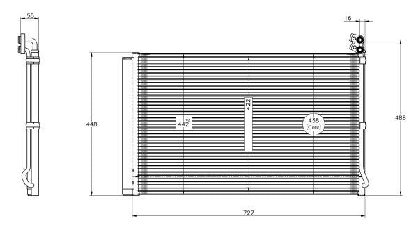 NRF 350608 Condenser, air conditioning - 5