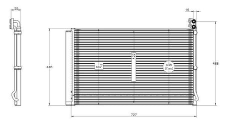 NRF 350608 Condenser, air conditioning - 5
