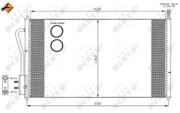NRF 35345A Condenser, air conditioning - 5