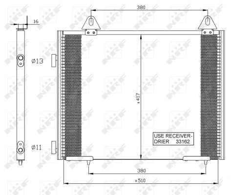 NRF 35351A Condenser, air conditioning - 5