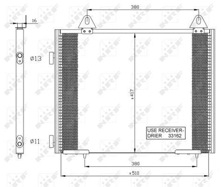 NRF 35351A Condenser, air conditioning - 5