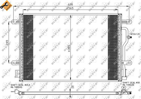 NRF 35465A Condenser, air conditioning - 5