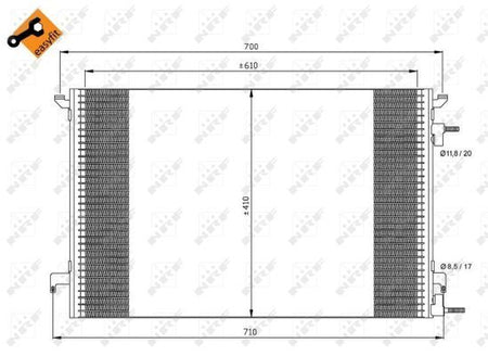 NRF 35467A Condenser, air conditioning - 6