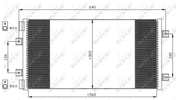 NRF 35492B Condenser, air conditioning - 5