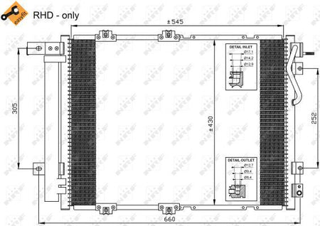 NRF 35519A Condenser, air conditioning - 6