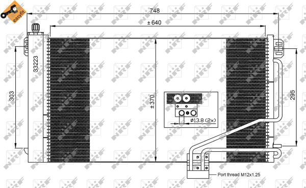 NRF 35535A Condenser, air conditioning - 6