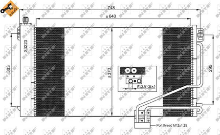 NRF 35535A Condenser, air conditioning - 6