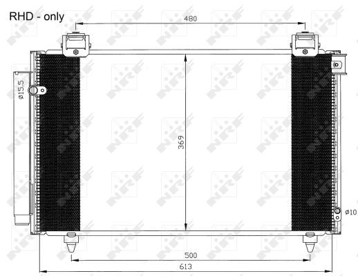 NRF 35593A Condenser, air conditioning - 6