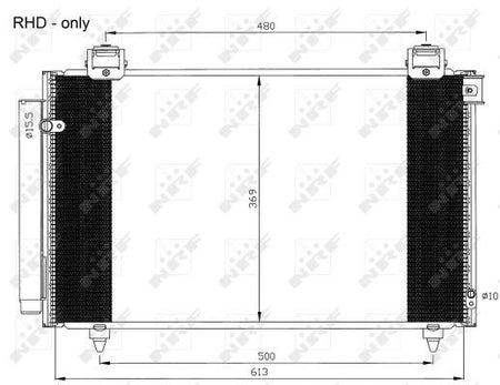 NRF 35593A Condenser, air conditioning - 6