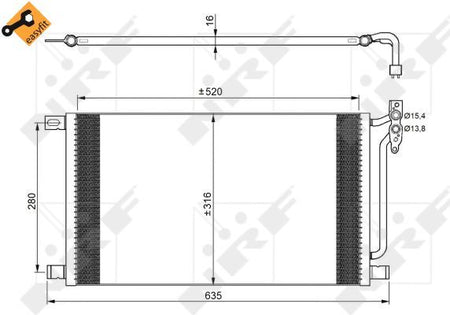 NRF 35748 Condenser, air conditioning - 6