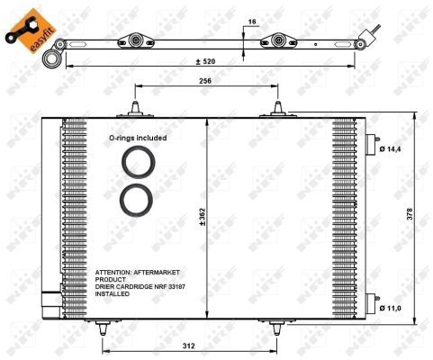 NRF 35779 Condenser, air conditioning - 6
