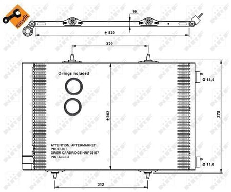 NRF 35779 Condenser, air conditioning - 6