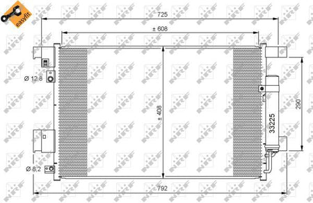 NRF 35872A Condenser, air conditioning - 6