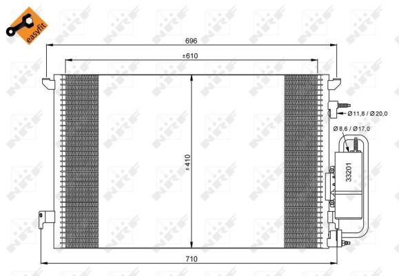 NRF 35929 Condenser, air conditioning - 4