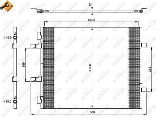 NRF 35960 Condenser, air conditioning - 6