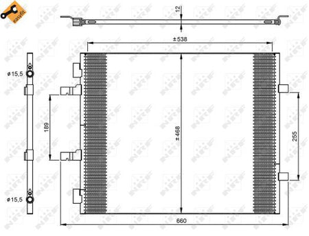 NRF 35960 Condenser, air conditioning - 6