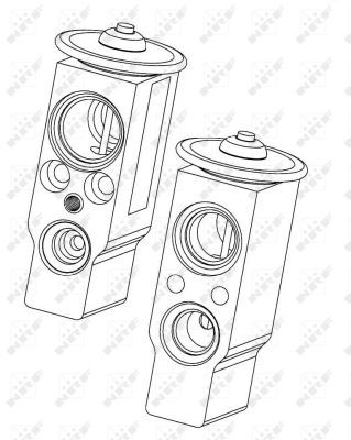 NRF 38363A Expansion Valve, air conditioning - 5