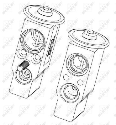 NRF 38372A Expansion Valve, air conditioning - 5
