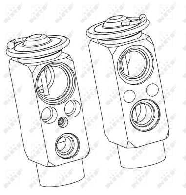 NRF 38400A Expansion Valve, air conditioning - 6
